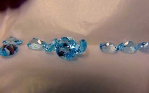 blue topaz gemstone